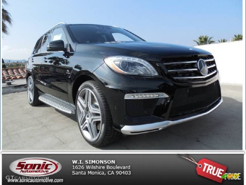 2013 ML 63 AMG 4Matic - Black / Black photo #1