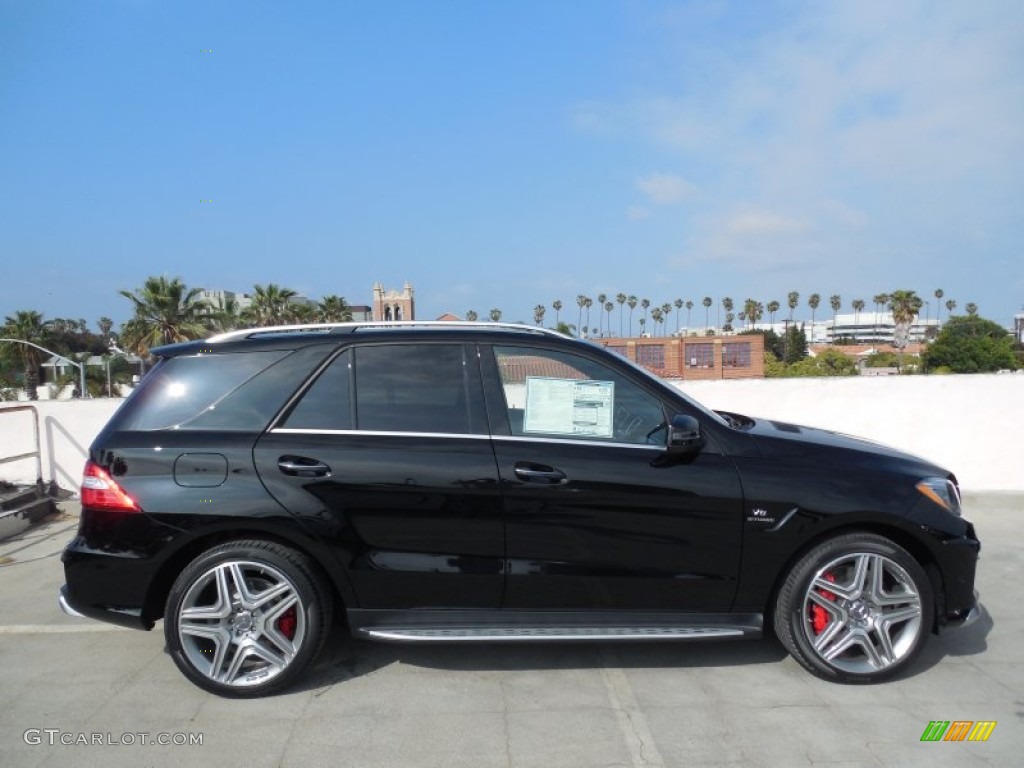 Black 2013 Mercedes-Benz ML 63 AMG 4Matic Exterior Photo #80504449