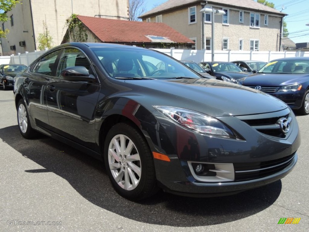 2012 MAZDA6 i Touring Sedan - Polished Slate / Beige photo #8