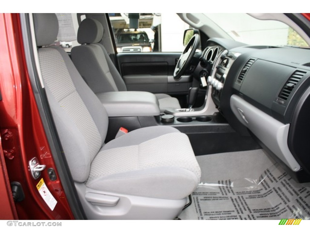 2010 Tundra TRD Double Cab 4x4 - Salsa Red Pearl / Graphite Gray photo #15