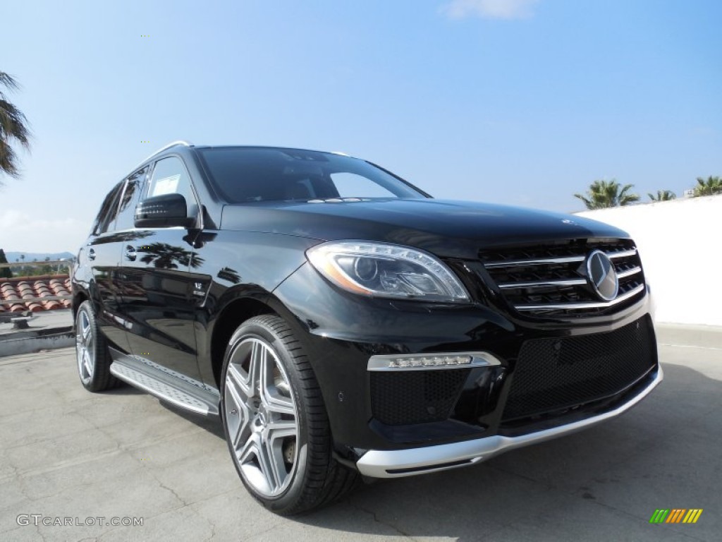 Black 2013 Mercedes-Benz ML 63 AMG 4Matic Exterior Photo #80504900