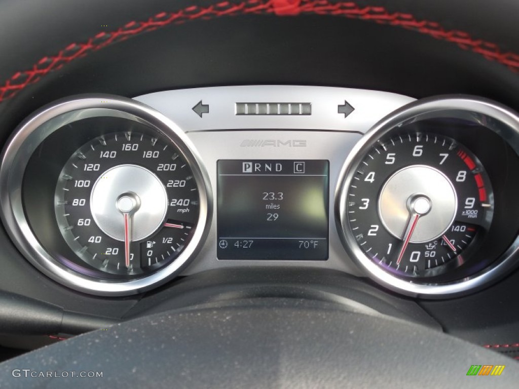 2013 Mercedes-Benz SLS AMG GT Roadster Gauges Photo #80505247