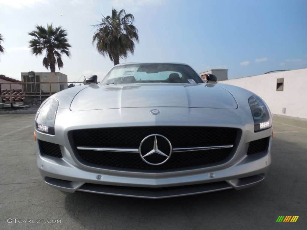 2013 SLS AMG GT Coupe - Iridium Silver Metallic / Black designo photo #2