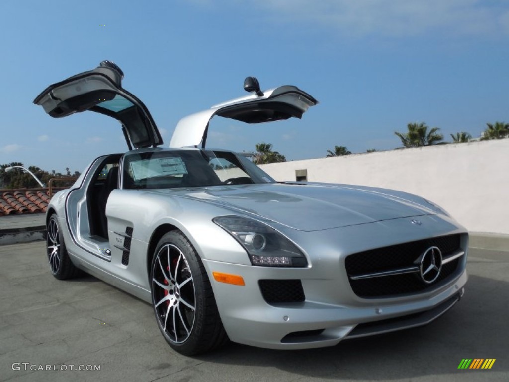 Iridium Silver Metallic 2013 Mercedes-Benz SLS AMG GT Coupe Exterior Photo #80505560