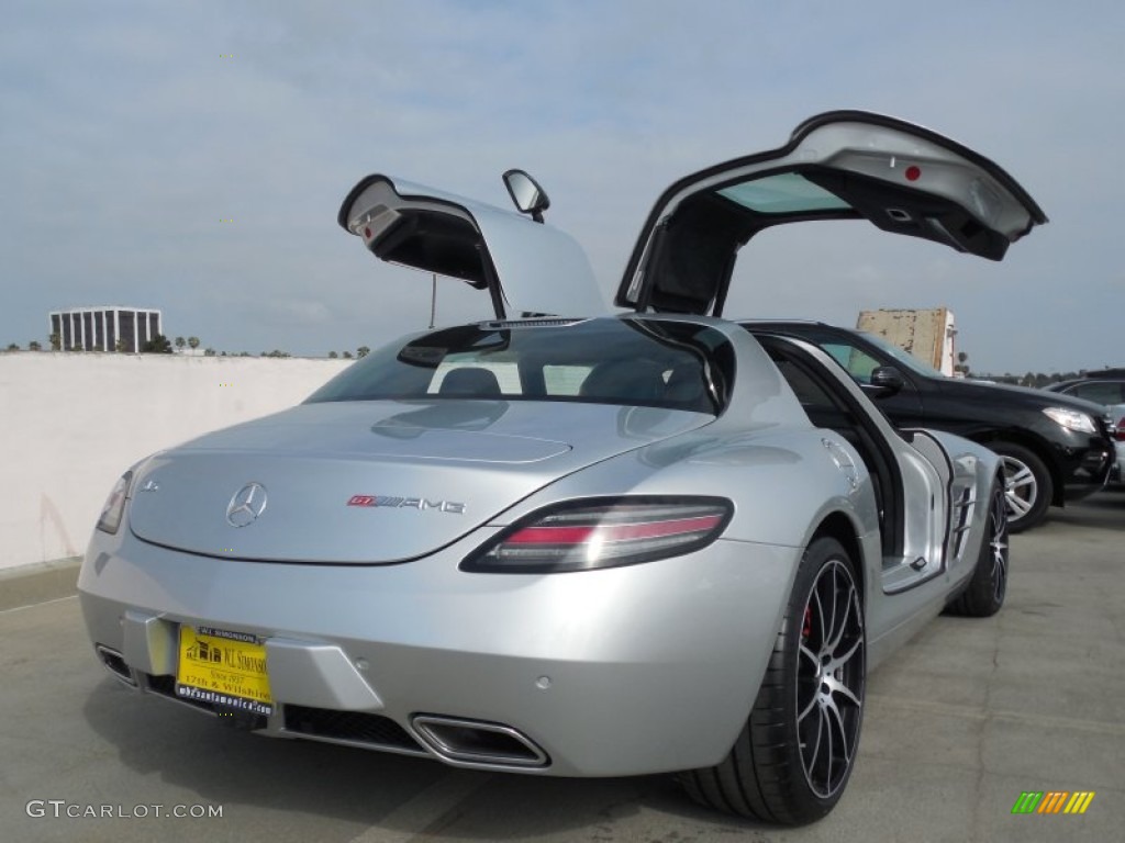 2013 SLS AMG GT Coupe - Iridium Silver Metallic / Black designo photo #8