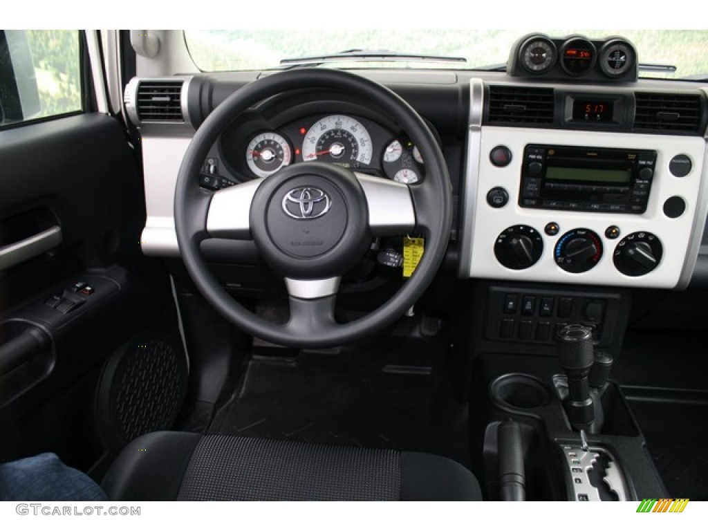 2010 Toyota FJ Cruiser 4WD Dark Charcoal Dashboard Photo #80505664
