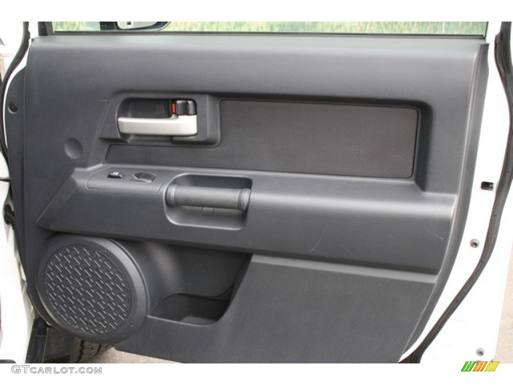 2010 Toyota FJ Cruiser 4WD Dark Charcoal Door Panel Photo #80505861