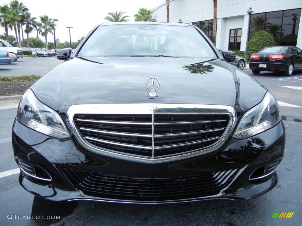 2014 E 350 Sedan - Black / Black photo #2