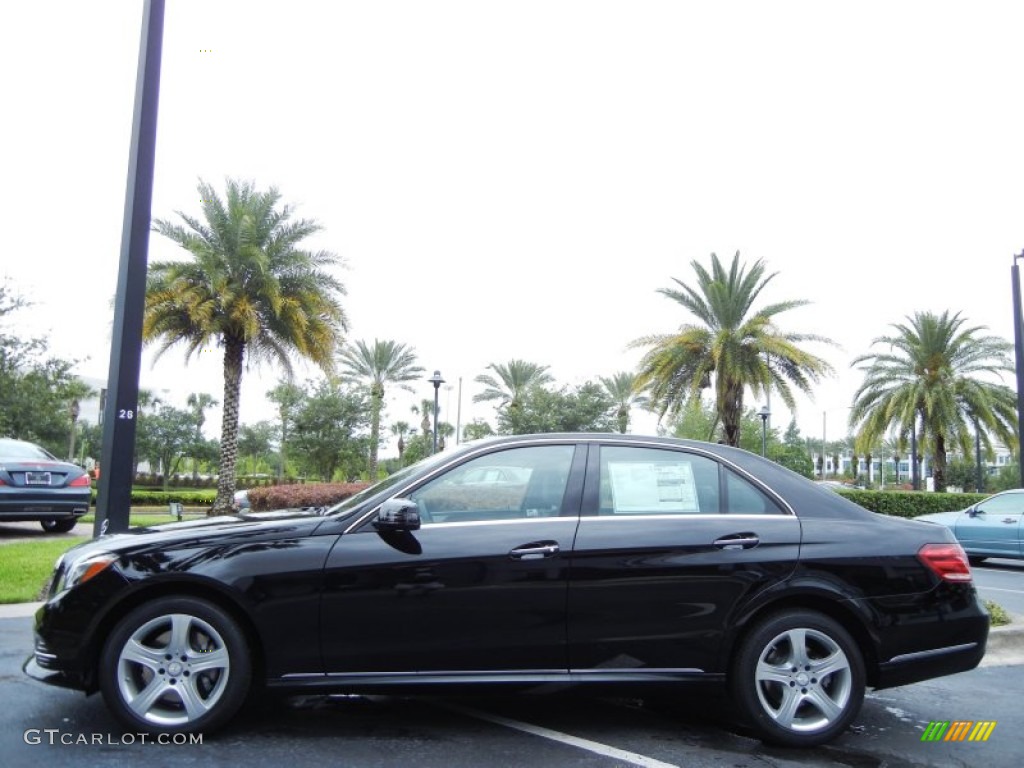 2014 E 350 Sedan - Black / Black photo #3