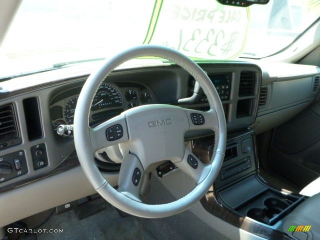 2006 Sierra 1500 Denali Crew Cab 4WD - Onyx Black / Stone Gray leather photo #20