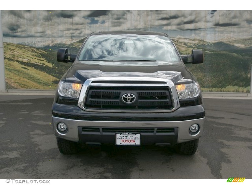 2013 Tundra SR5 TRD Double Cab 4x4 - Black / Black photo #3