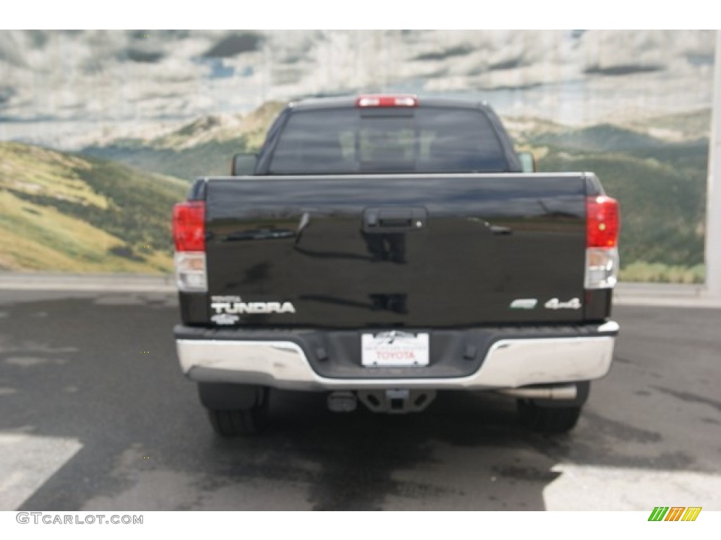 2013 Tundra SR5 TRD Double Cab 4x4 - Black / Black photo #4