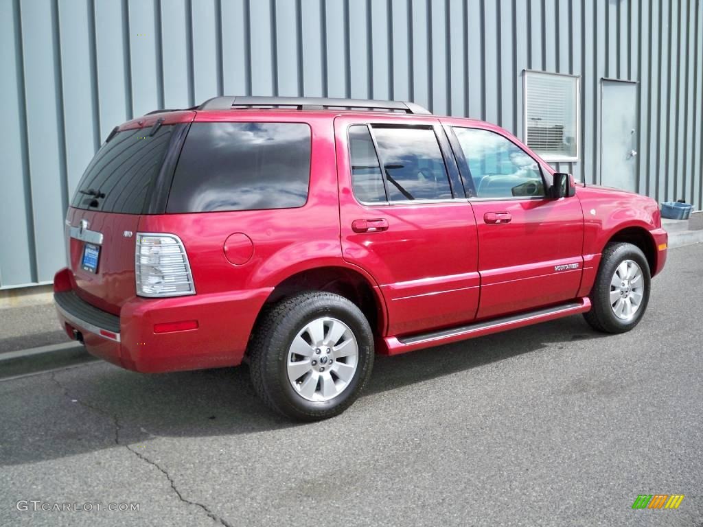 2007 Mountaineer AWD - Vivid Red / Camel photo #3