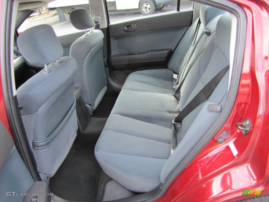 2004 Galant ES - Ultra Red Pearl / Petrol Gray photo #8