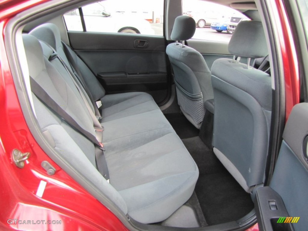 2004 Galant ES - Ultra Red Pearl / Petrol Gray photo #9