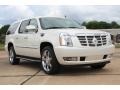 White Diamond Tricoat 2013 Cadillac Escalade ESV Luxury