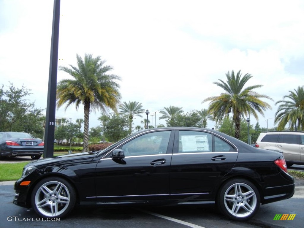 Black 2013 Mercedes-Benz C 350 Sport Exterior Photo #80508312