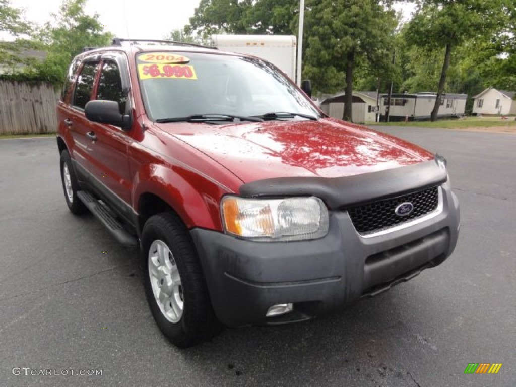 2004 Escape XLT - Redfire Metallic / Medium/Dark Flint photo #6
