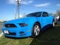 2013 Grabber Blue Ford Mustang V6 Coupe  photo #1