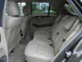 2013 Mercedes-Benz ML Almond Beige Interior Rear Seat Photo