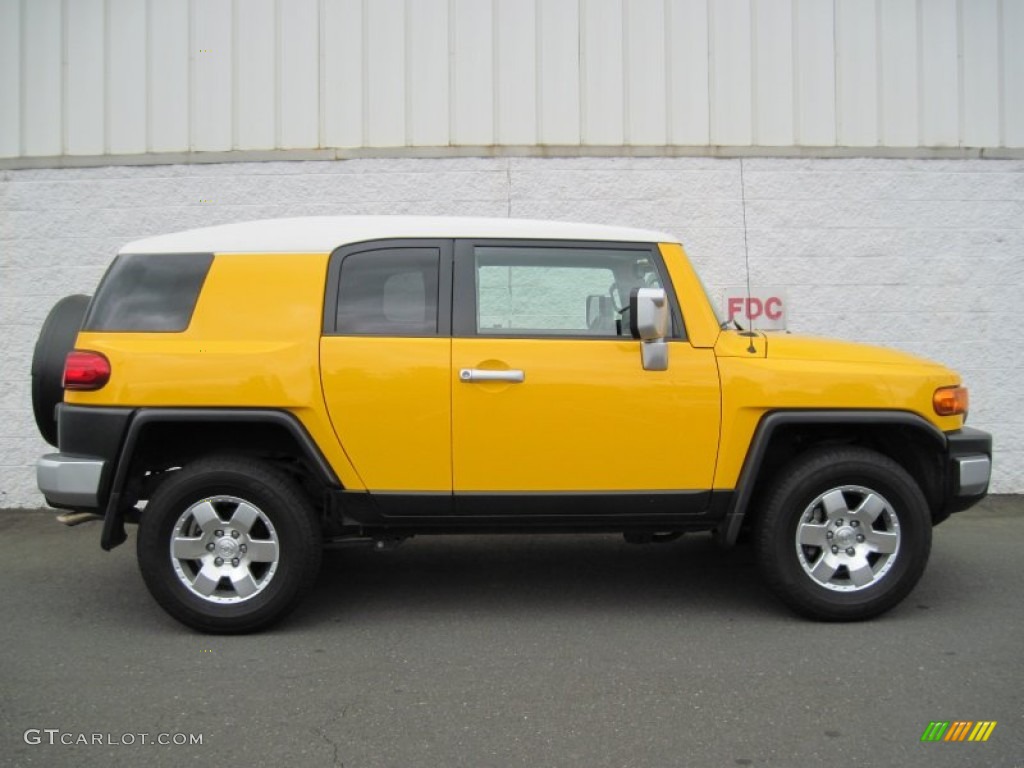 Sun Fusion Yellow 2010 Toyota FJ Cruiser 4WD Exterior Photo #80510404