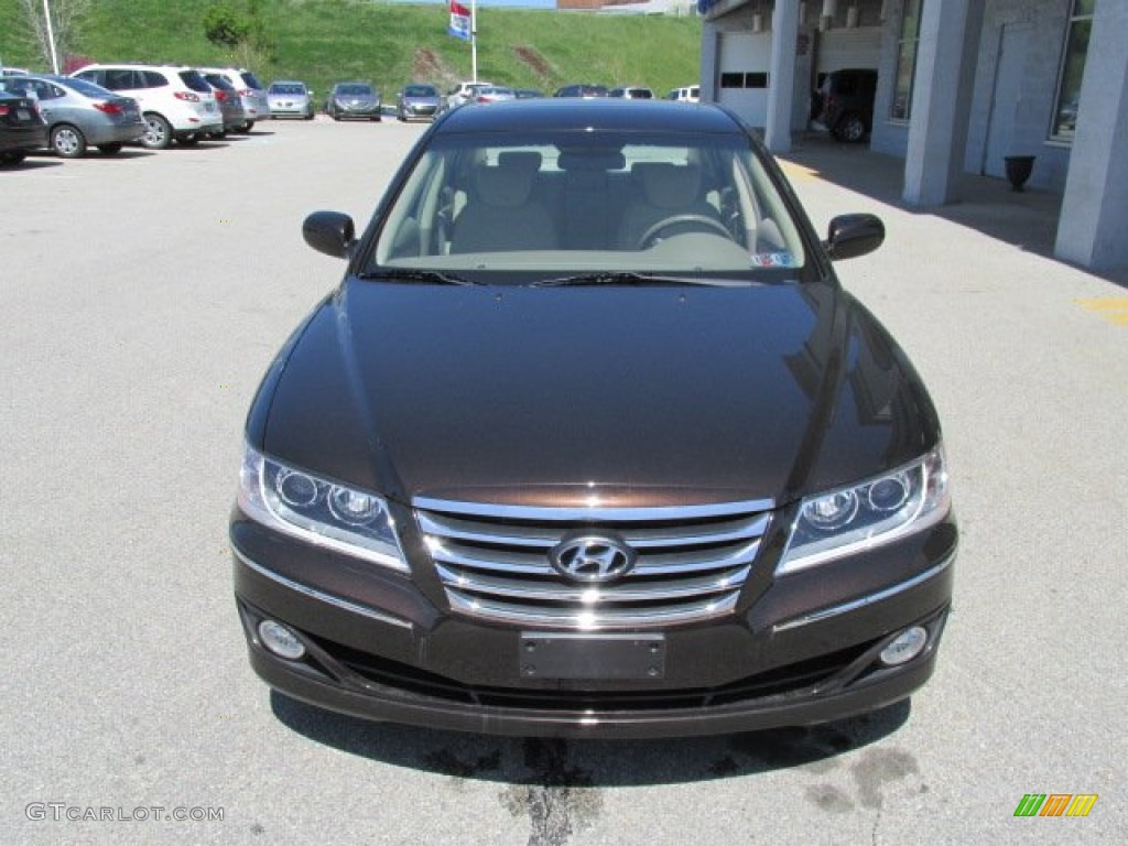 2011 Azera GLS - Espresso Pearl / Beige photo #3