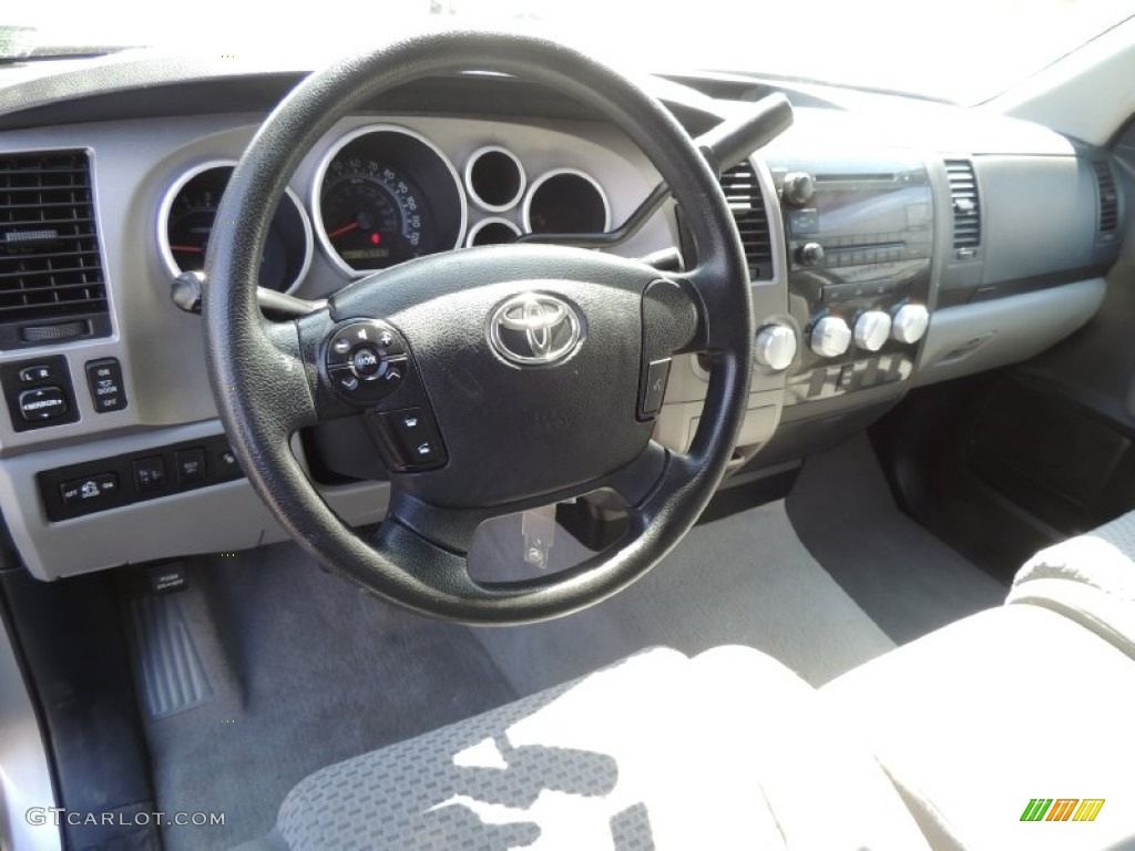 2010 Tundra CrewMax 4x4 - Slate Gray Metallic / Graphite Gray photo #9