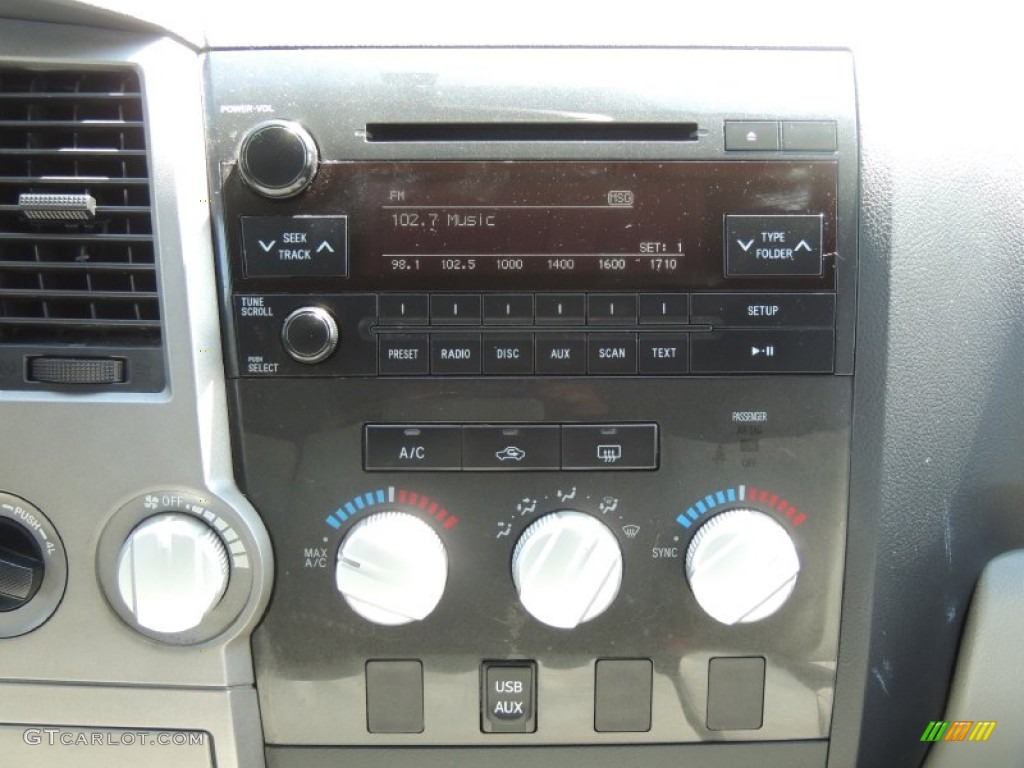 2010 Tundra CrewMax 4x4 - Slate Gray Metallic / Graphite Gray photo #14