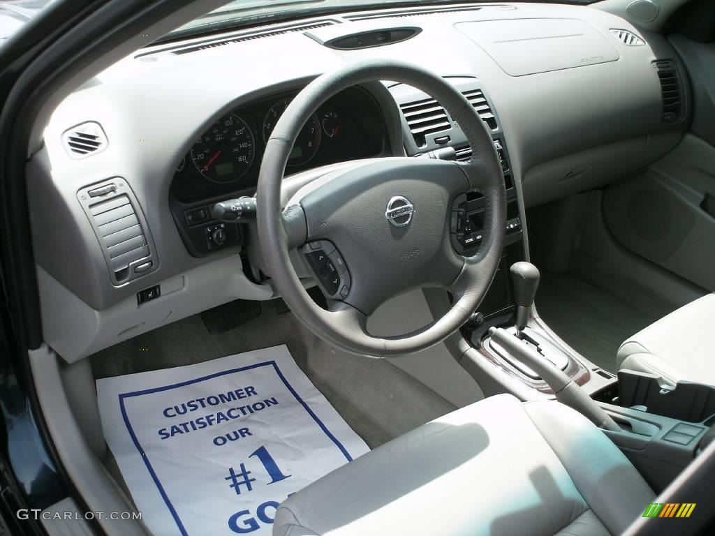 2002 Maxima GLE - Sherwood Green Pearl / Frost photo #25
