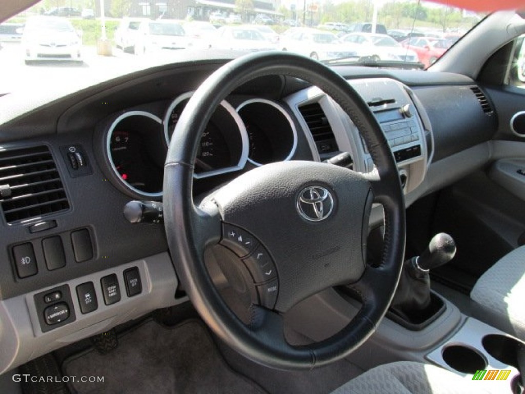 2009 Tacoma V6 SR5 Double Cab 4x4 - Silver Streak Mica / Graphite Gray photo #12