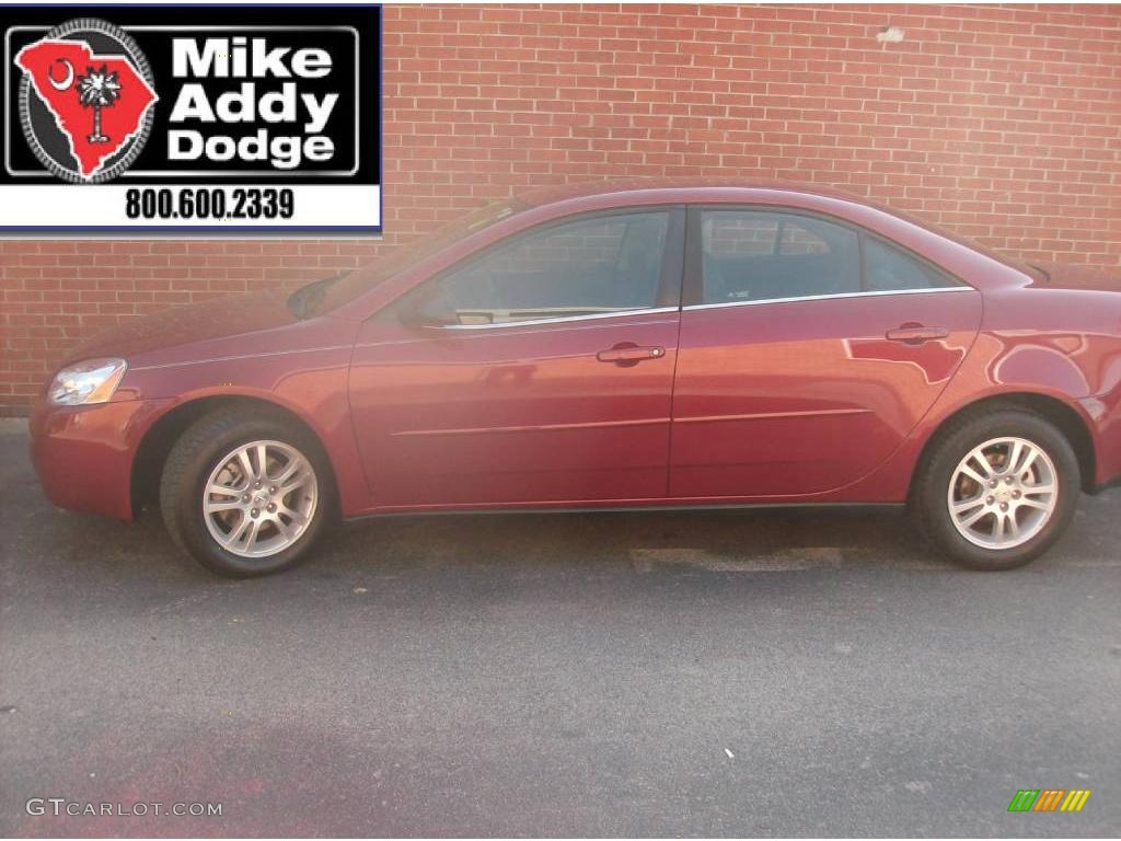 2005 G6 Sedan - Sport Red Metallic / Ebony photo #1