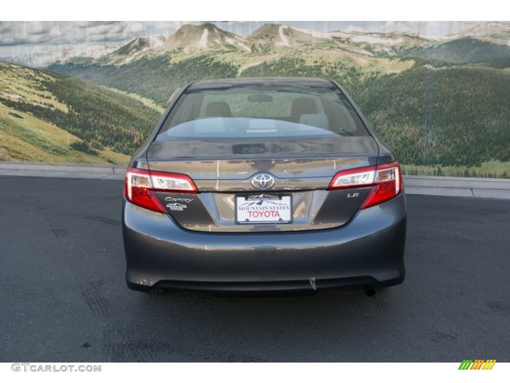 2013 Camry LE - Magnetic Gray Metallic / Ash photo #4