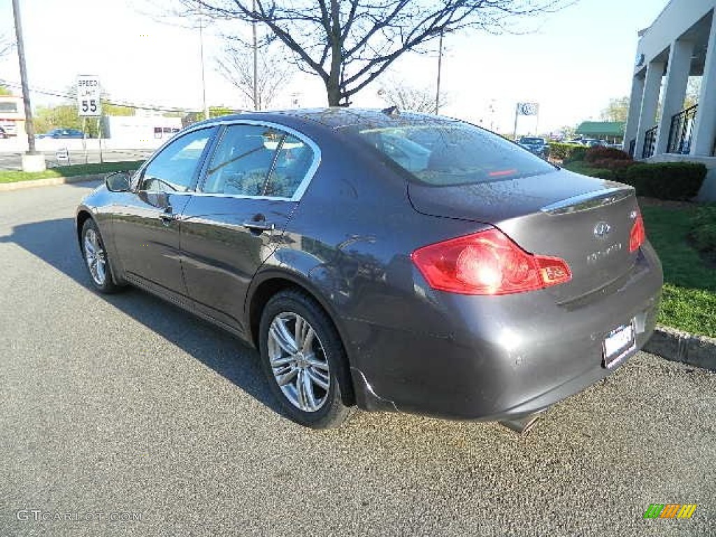 2011 G 37 x AWD Sedan - Blue Slate / Graphite photo #5