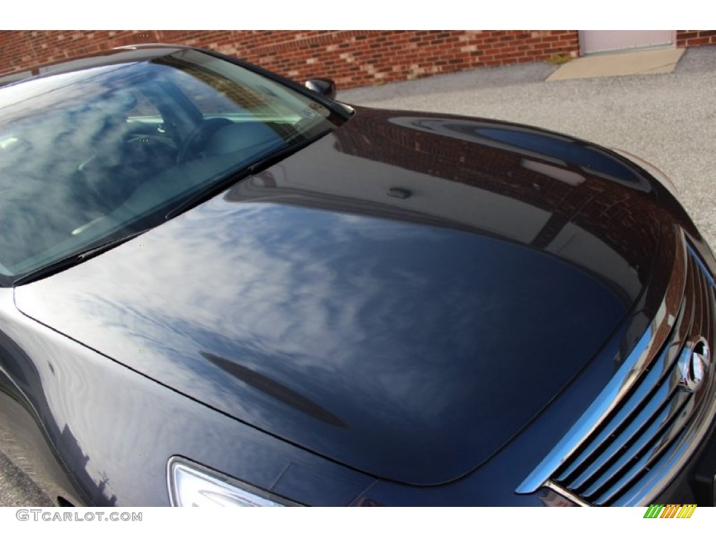 2011 G 25 x AWD Sedan - Blue Slate / Graphite photo #10