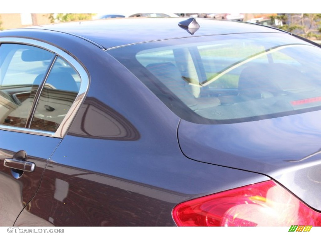 2011 G 25 x AWD Sedan - Blue Slate / Graphite photo #21
