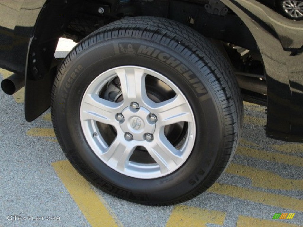 2011 Tundra SR5 Double Cab 4x4 - Black / Sand Beige photo #3