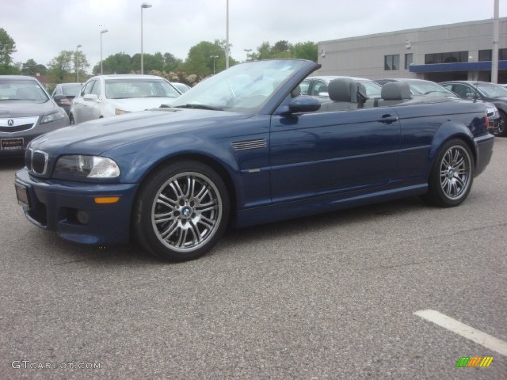 Mystic Blue Metallic 2004 BMW M3 Convertible Exterior Photo #80515531