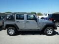 2013 Billet Silver Metallic Jeep Wrangler Unlimited Sport 4x4  photo #5