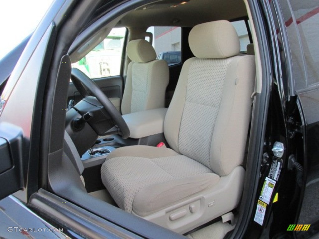 2011 Tundra SR5 Double Cab 4x4 - Black / Sand Beige photo #11