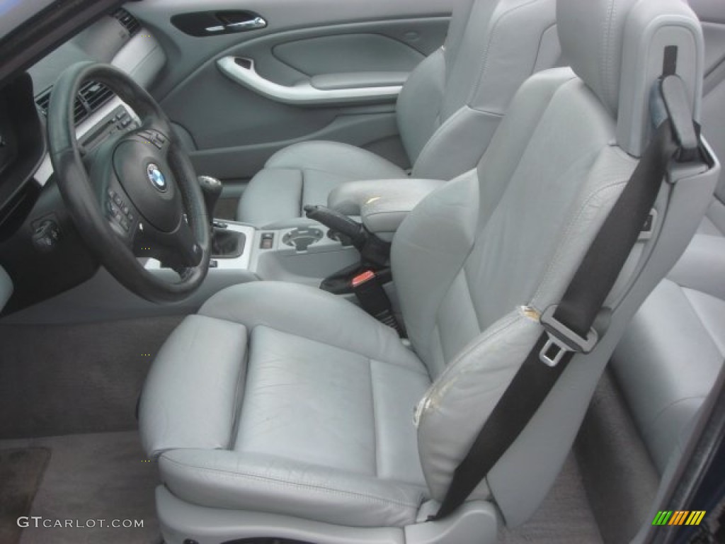 Grey Interior 2004 BMW M3 Convertible Photo #80515726
