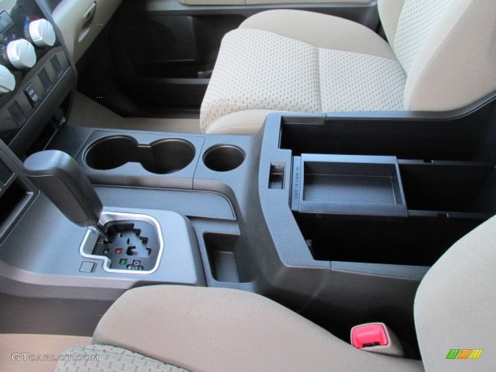 2011 Tundra SR5 Double Cab 4x4 - Black / Sand Beige photo #14