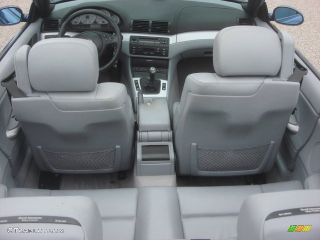Grey Interior 2004 BMW M3 Convertible Photo #80515771
