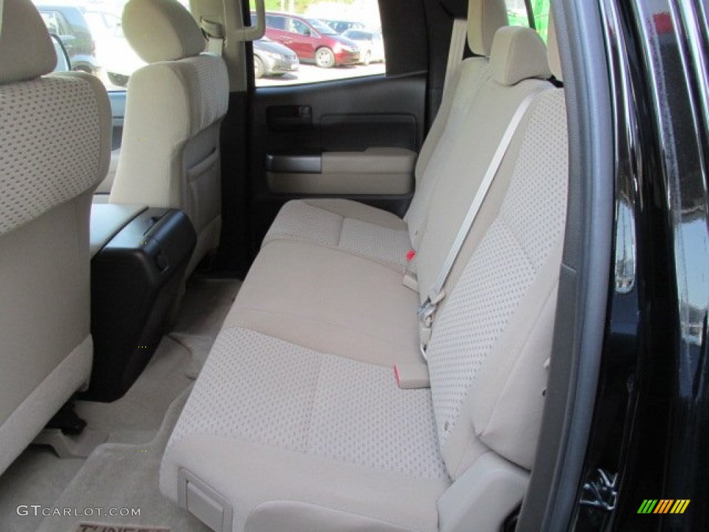 2011 Tundra SR5 Double Cab 4x4 - Black / Sand Beige photo #16