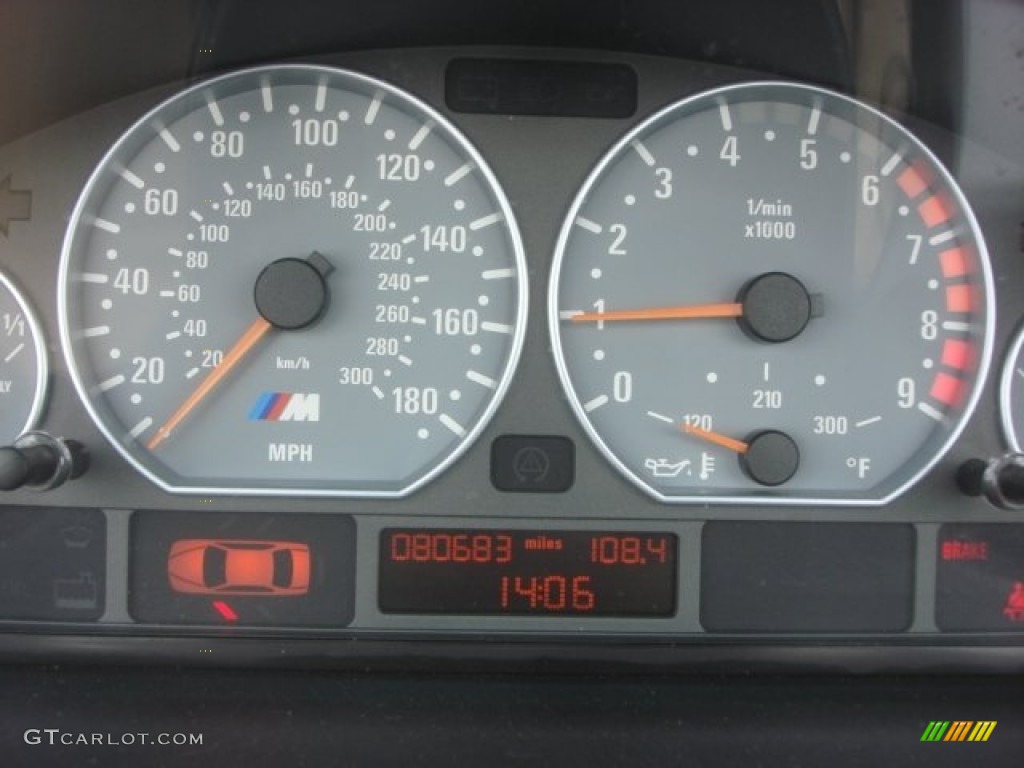 2004 BMW M3 Convertible Gauges Photo #80515868