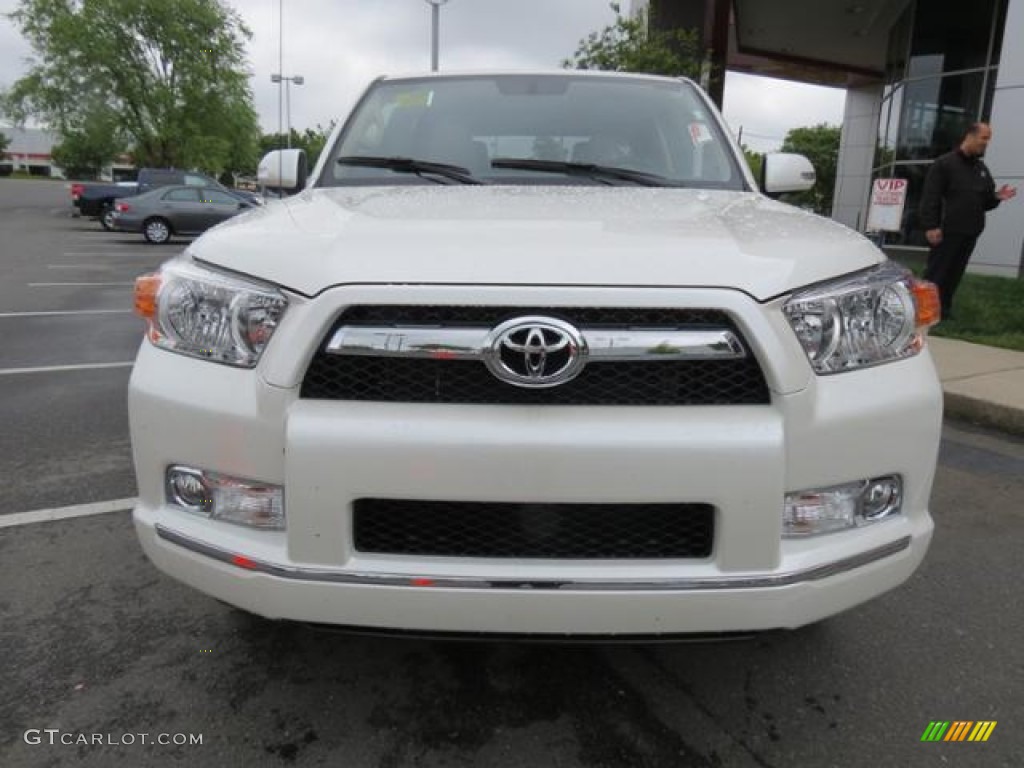 2013 4Runner SR5 - Blizzard White Pearl / Sand Beige Leather photo #2