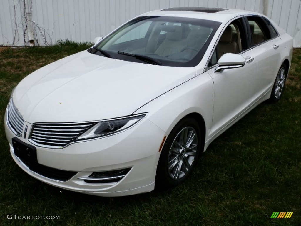 White Platinum 2013 Lincoln MKZ 2.0L EcoBoost AWD Exterior Photo #80516887