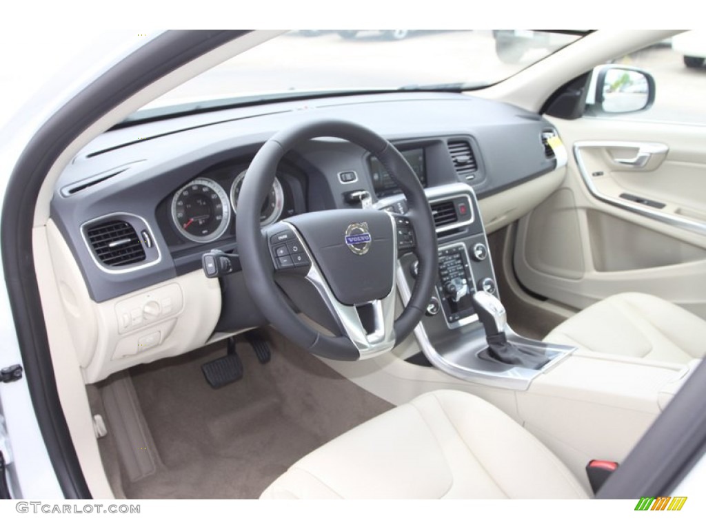 2013 Volvo S60 T5 Soft Beige Dashboard Photo #80517190