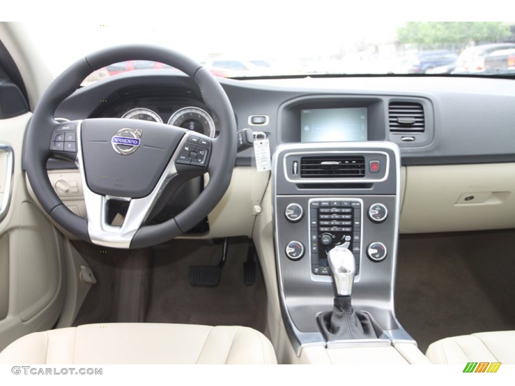 2013 Volvo S60 T5 Soft Beige Dashboard Photo #80517289