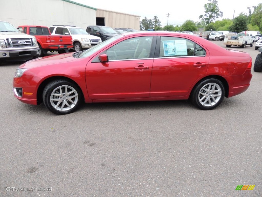 Red Candy Metallic 2011 Ford Fusion SEL Exterior Photo #80518010