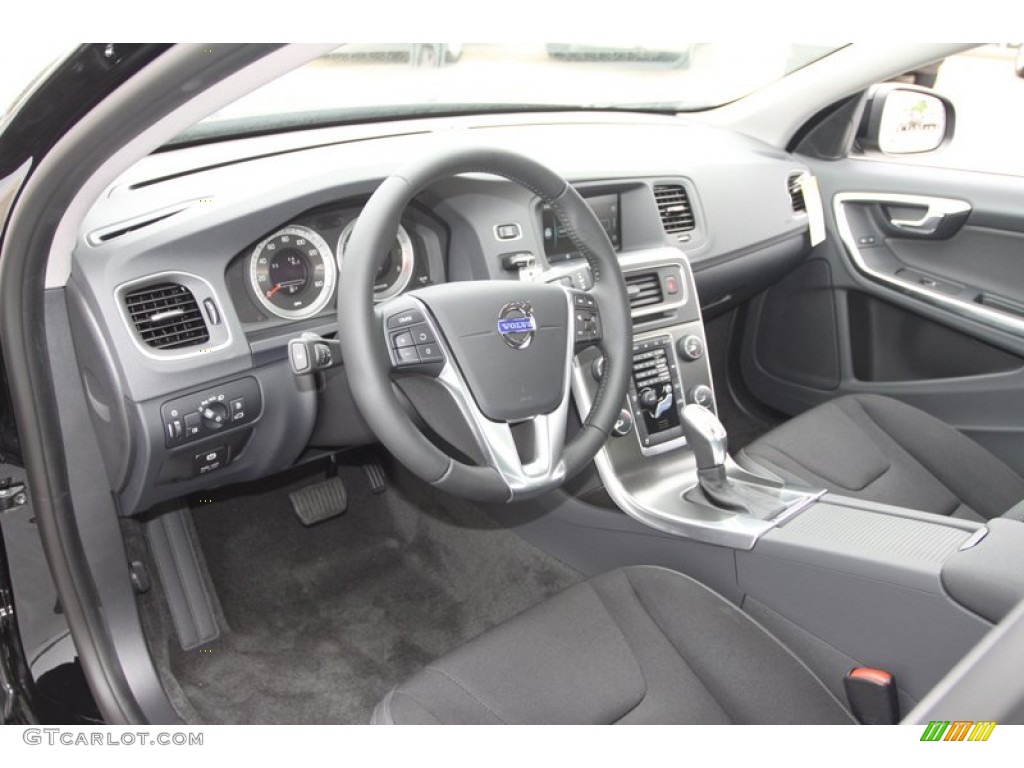 Off Black Interior 2013 Volvo S60 T5 AWD Photo #80519116